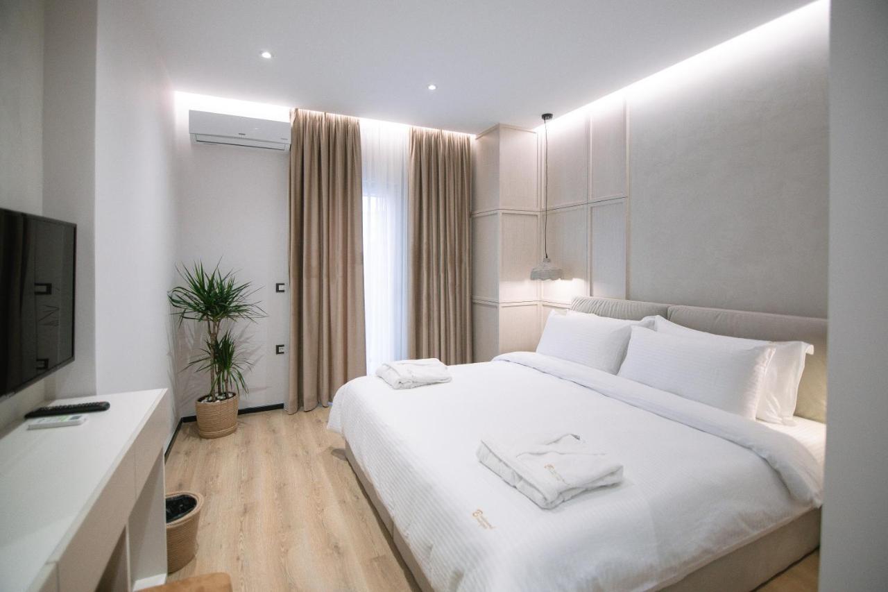 Boulevard Boutique Aparthotel Korce Bagian luar foto