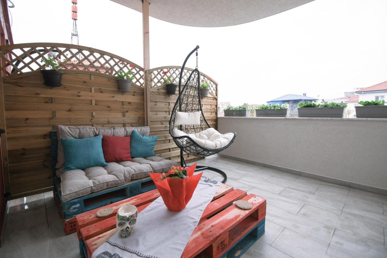 Boulevard Boutique Aparthotel Korce Bagian luar foto